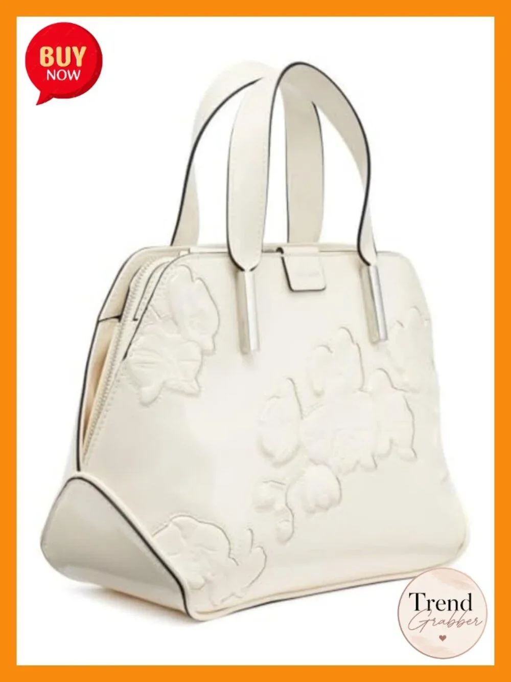 Vegan Leather Triple Compartment Satchel Handbag